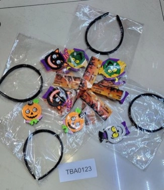 Arco Cabelo Halloween H1 20 Banana Toys