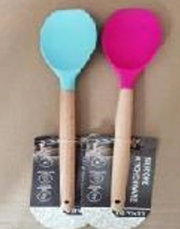 Espatula Silicone Cabo Madeira Sortida 32cm C700 57 Banana Toys