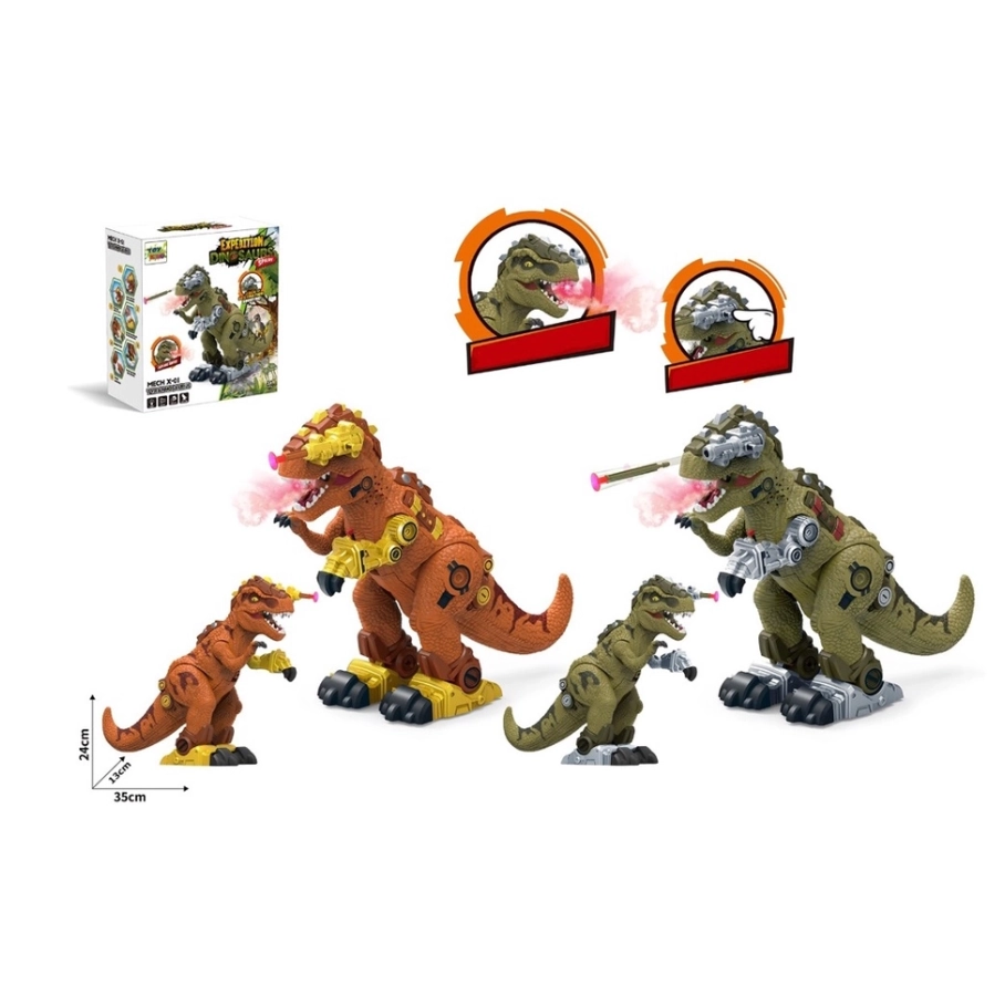 Dinossauro Eletrico Luz Som B60 29 Banana Toys