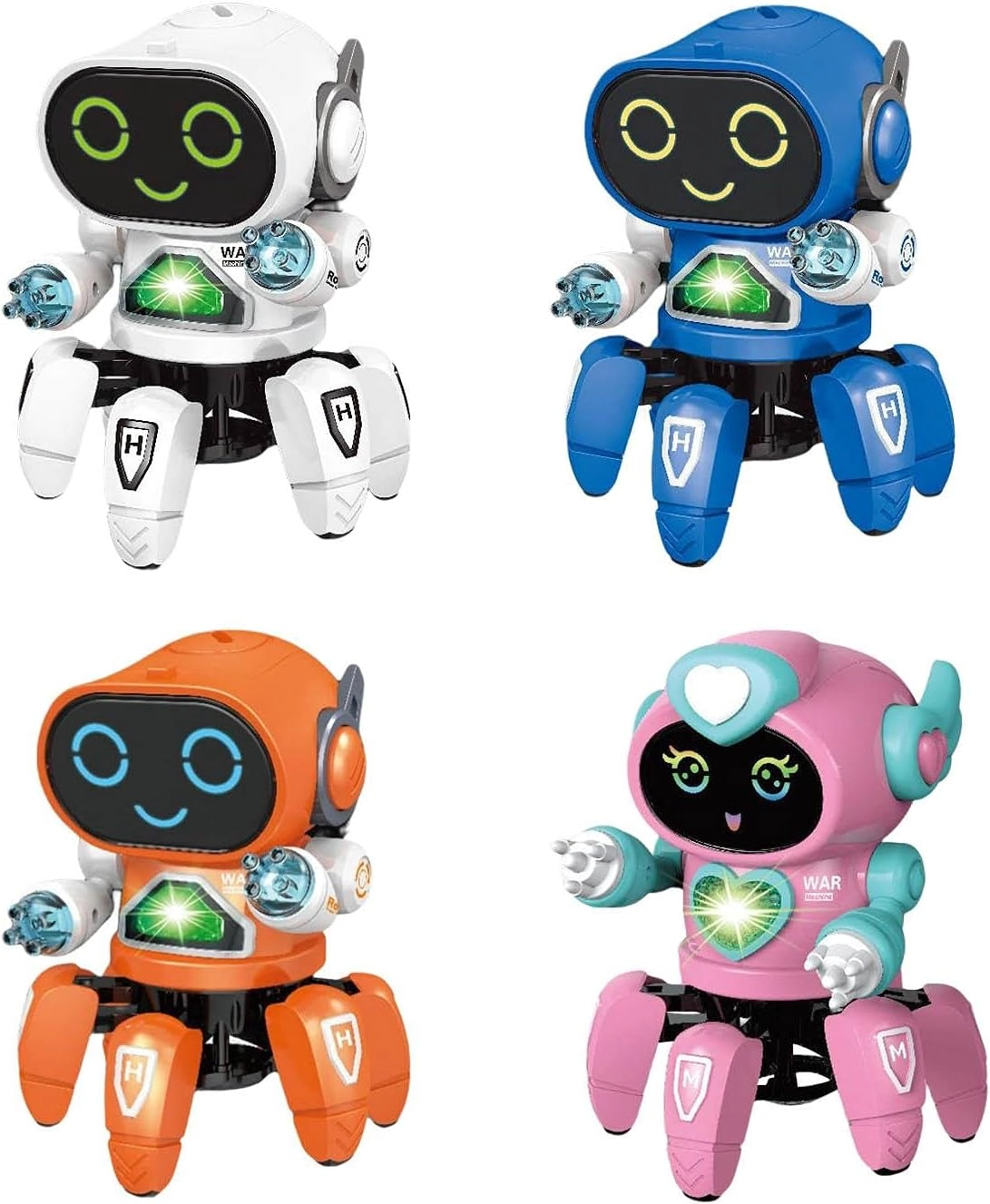 Robo Eletrico Luz Som B285 8 Banana Toys