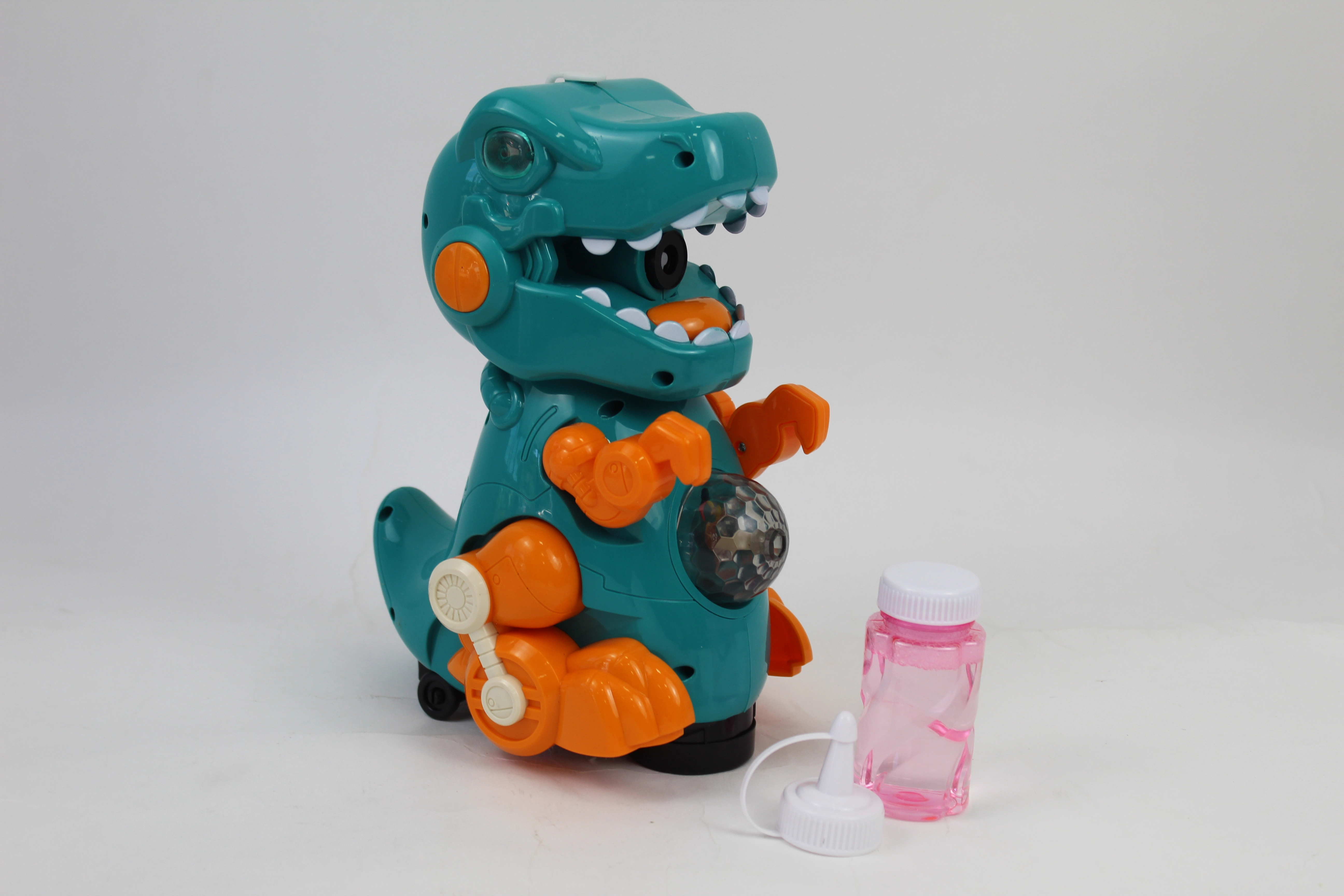 Maquina Bolha Dinossauro Luz Som B60 37 Banana Toys