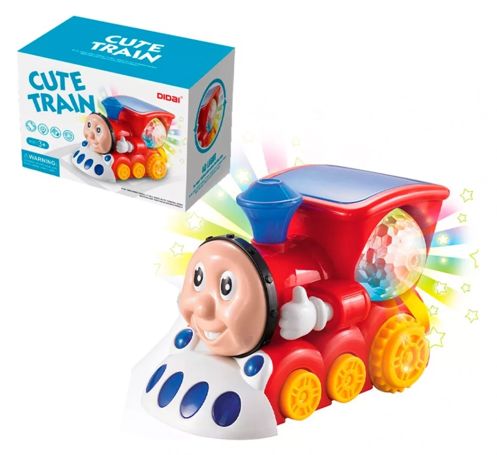 Trem Eletrico Luz B108 6 Banana Toys