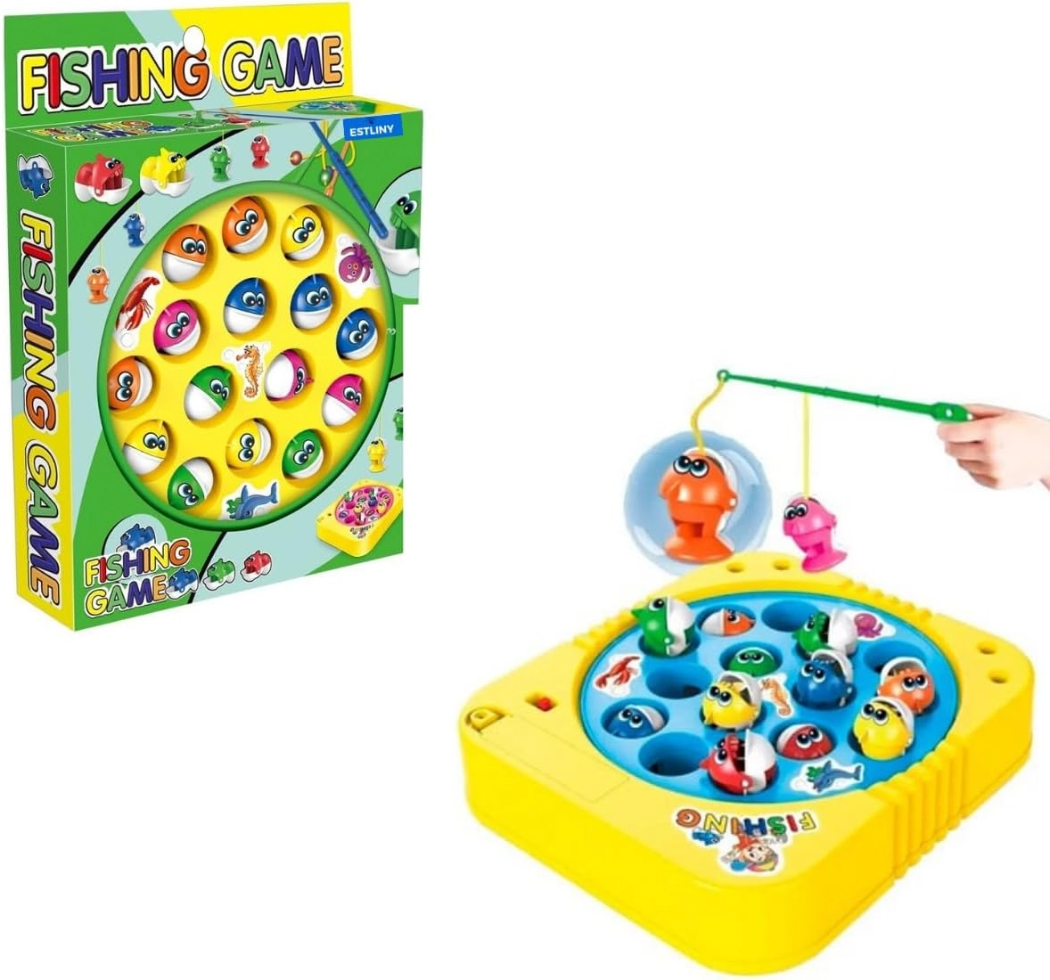 Jogo Pesca Infantil Som B110 7 Banana Toys