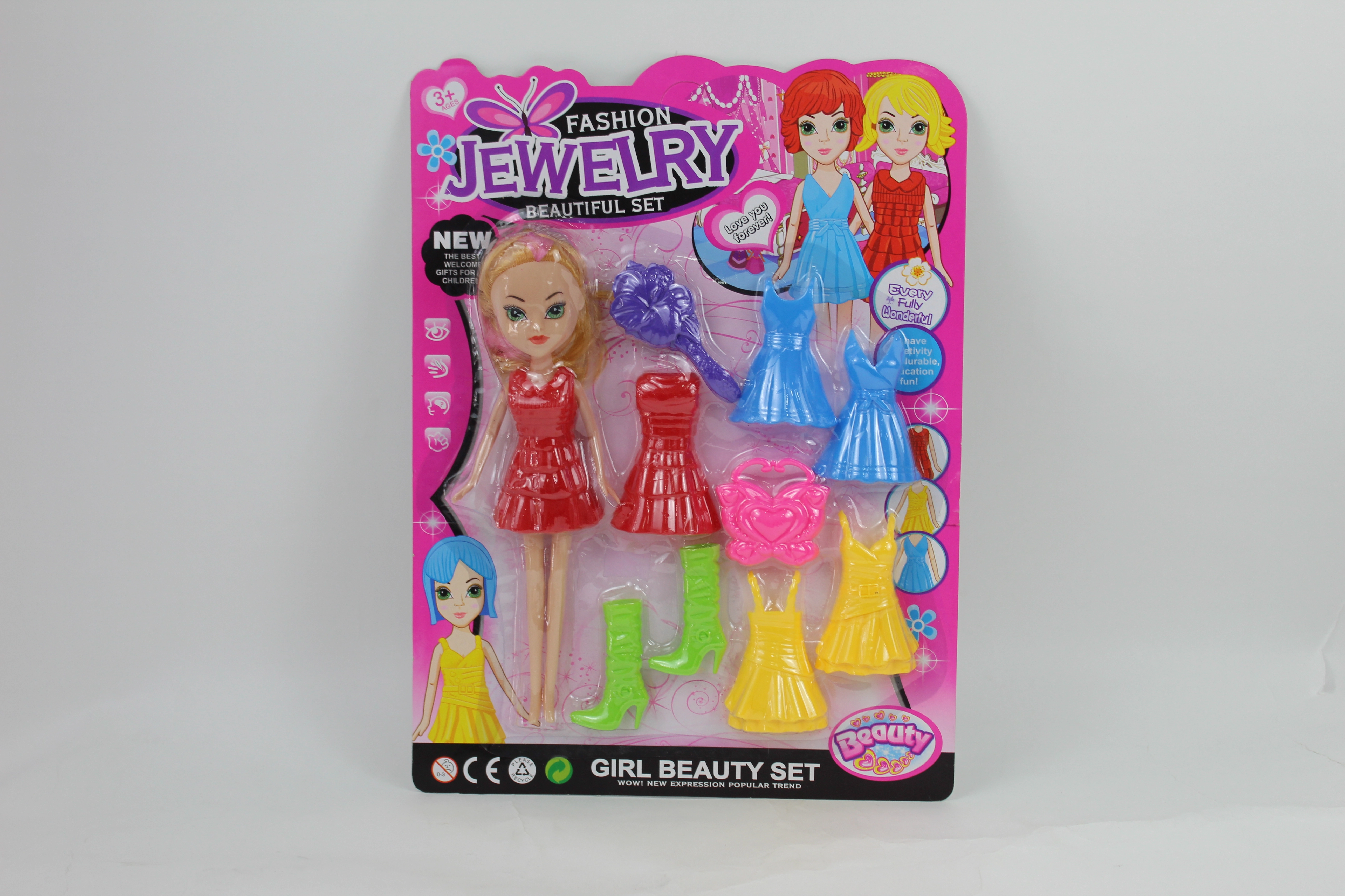 Kit Boneca Acessorio B11 85 Banana Toys