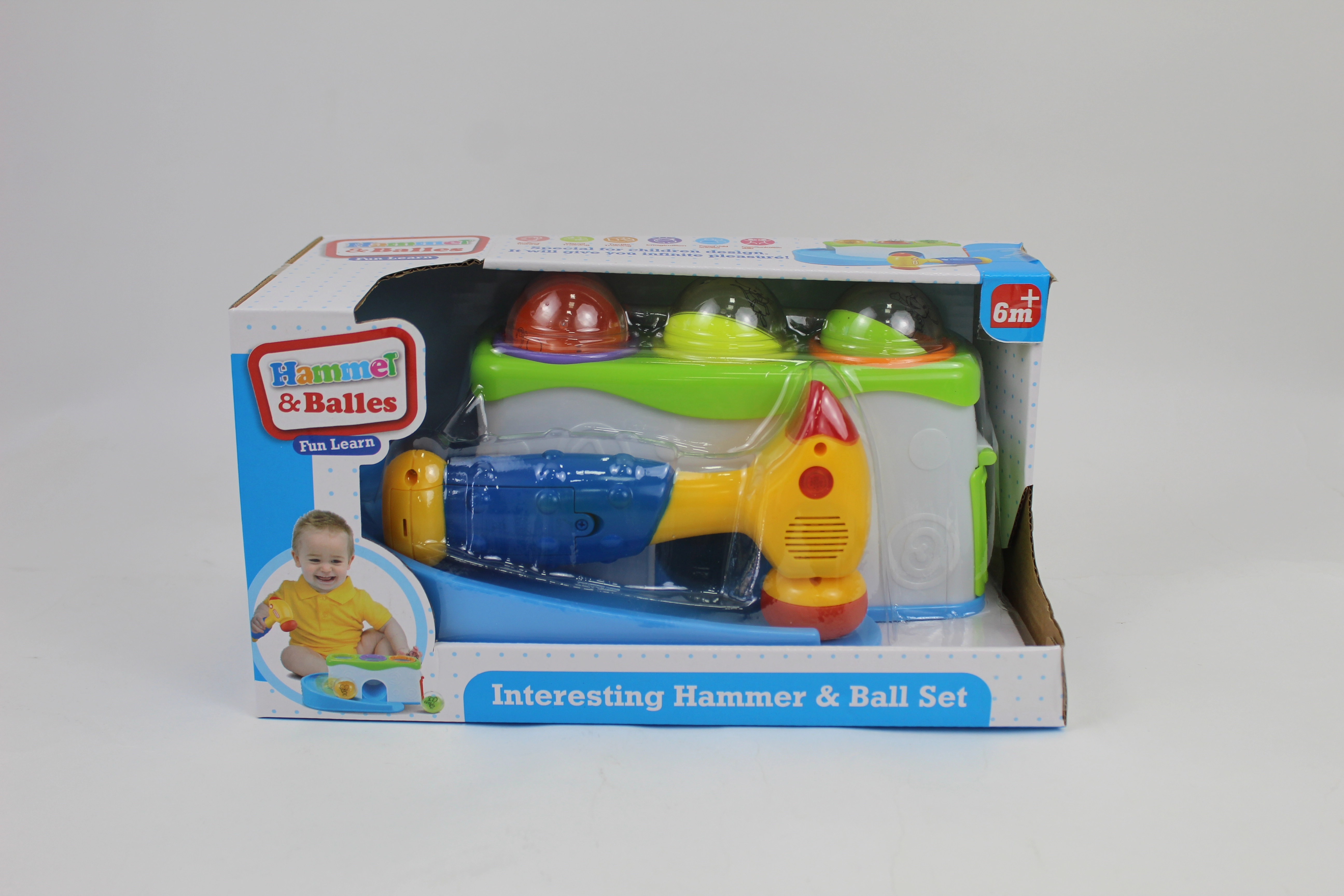 Martelo Infantil Musica B304 110 Banana Toys