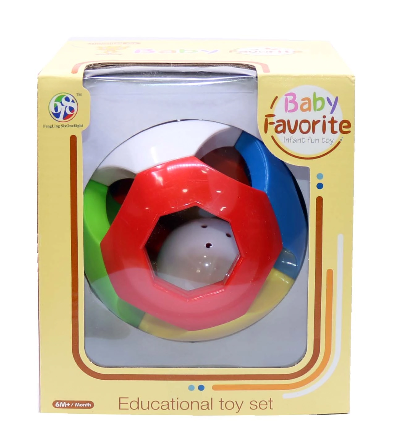 Brinquedo Bola Didatico B304 122 Banana Toys