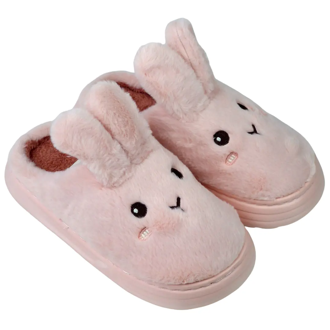 Pantufa Infantil Peluciada Ursinho Cinza 36 41 Mn0140 Banana Toys
