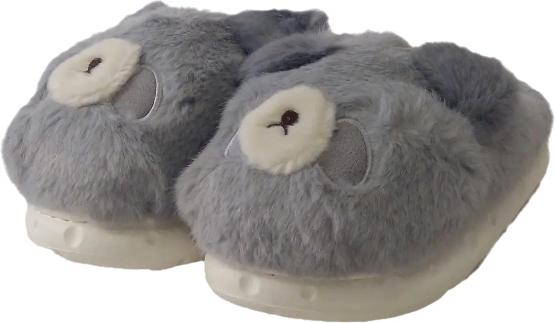 Pantufa Infantil Urso Rosa, 30 35 Mn0315 Banana Toys