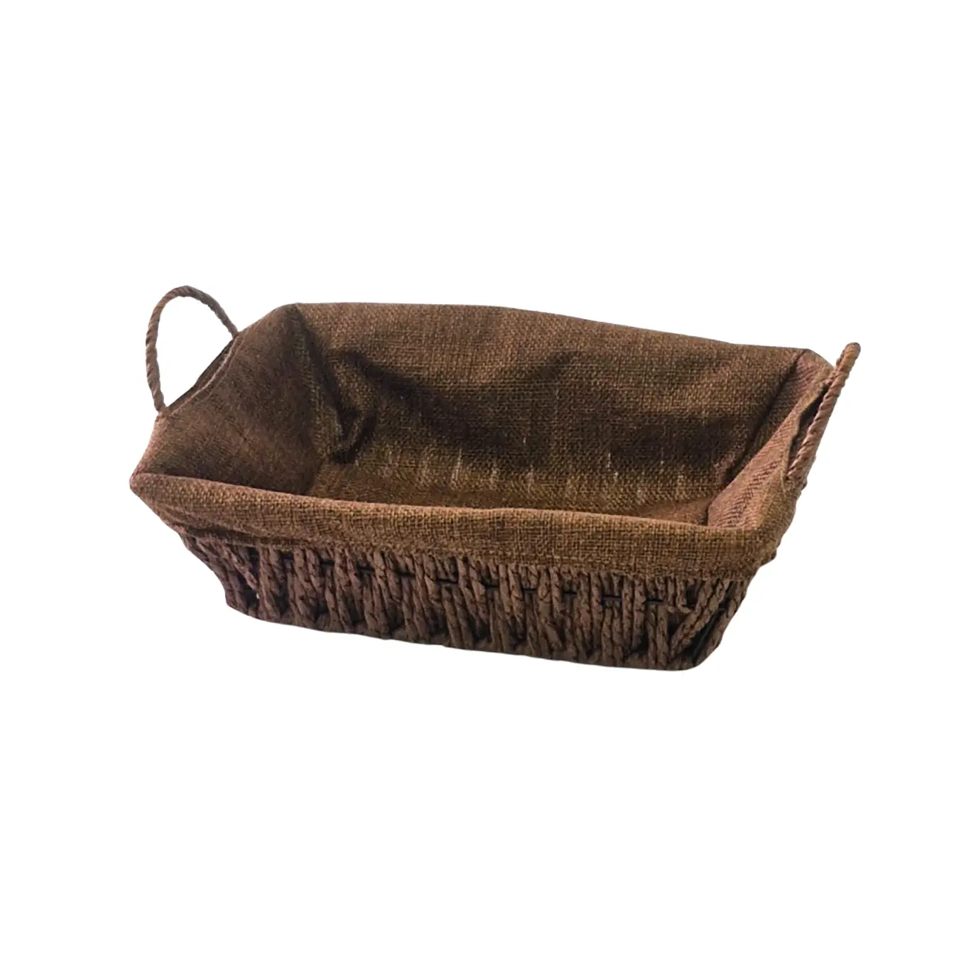 Cesta Juta Retangular 26x20x8cm Jm894 Banana Toys