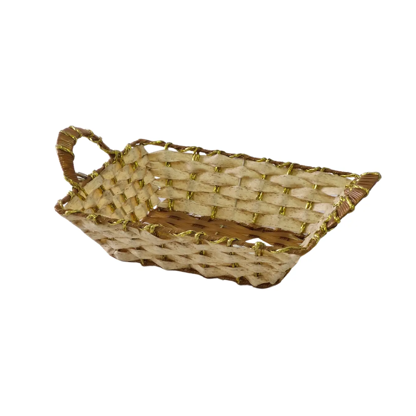 Cesta Alca Retangular 29x23x8cm Jm914 Banana Toys