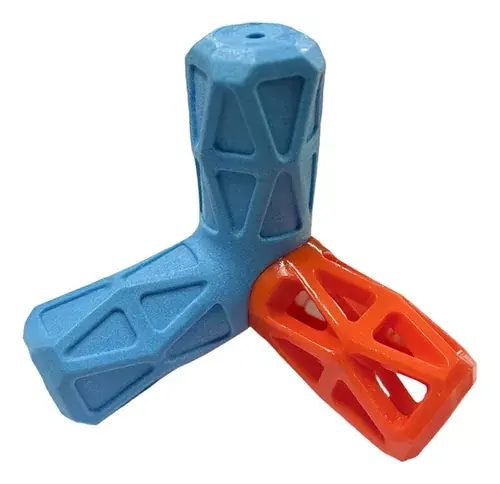 Brinquedo Pet Triangular Azul Laranja Jm809 Banana Toys
