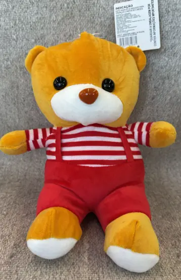 Pelucia Ursinho Roupinha B600 67 Banana Toys