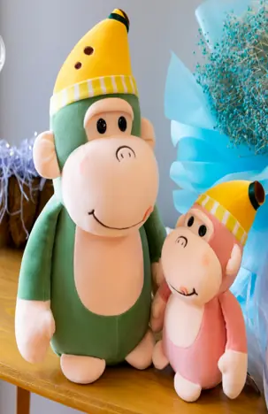 Pelucia Macaco Nana Filhote B600 70 Banana Toys
