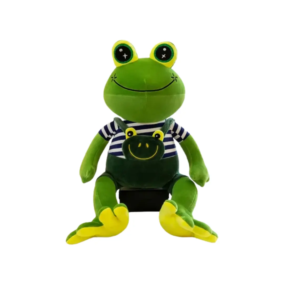 Pelucia Sapinho Verde Roupinha B600 94 Banana Toys