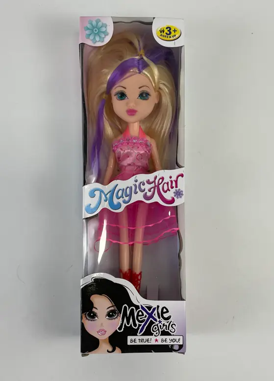 Boneca Mexie Cabelo Magico Ye 85 Banana Toys