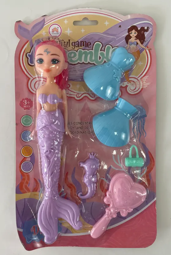 Boneca Sereia Acessorios 2069a Banana Toys