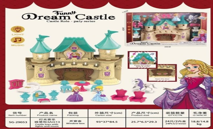 Castelo Acessorio Dream Castle Luz Som Sg 29053 Banana Toys