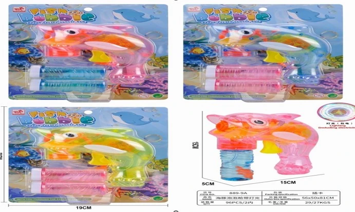 Maquina Bolha Sabao Luz 889 9a Banana Toys