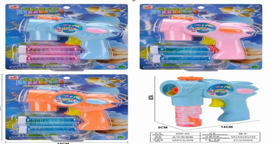 Maquina Bolha Sabao Luz 4831a Banana Toys