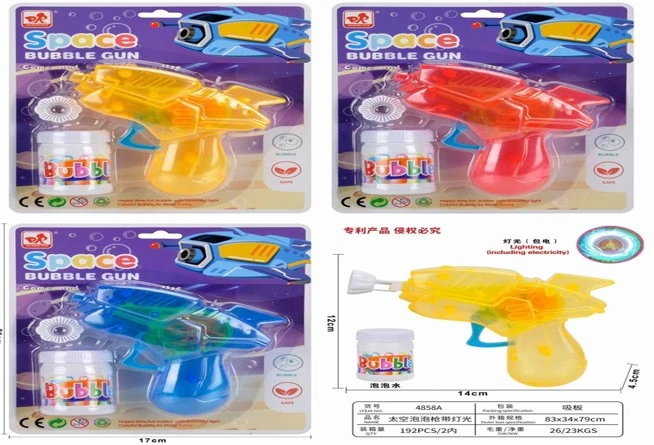 Maquina Bolha Sabao Luz 4858a Banana Toys