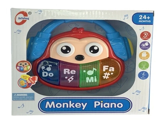 Macaco Musical Infantil 1027 Banana Toys