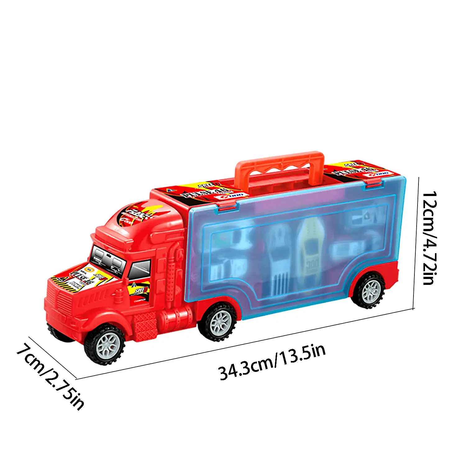 Kit Caminhao Carros Bombeiros 16pcs Abl887 2 Banana Toys