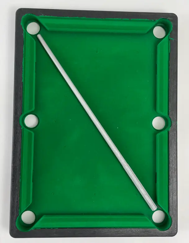 Mini Mesa Sinuca Snooker 6609 Banana Toys