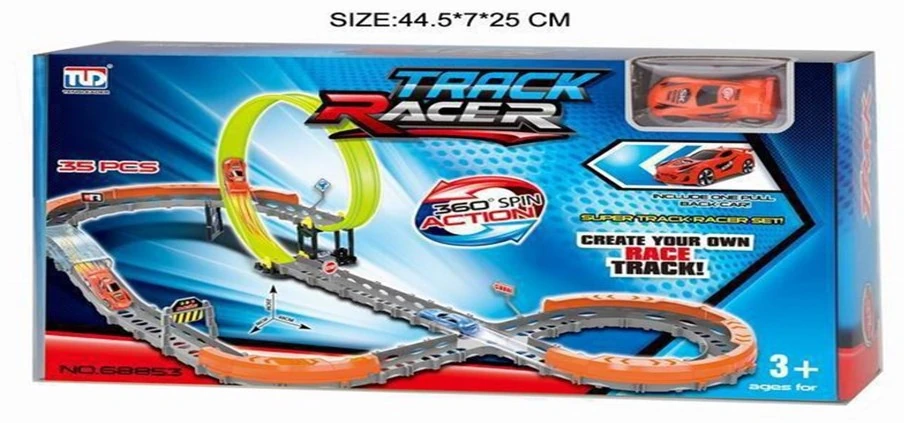Pista Carro Track Racer 68853 Banana Toys