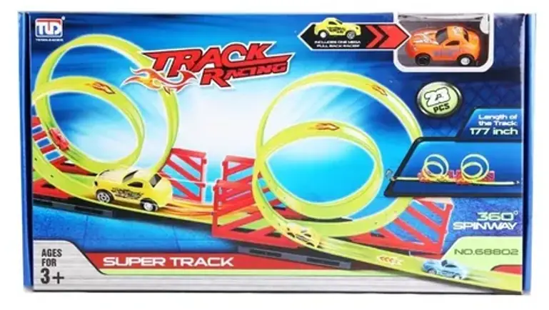 Pista Carro Super Track 68802 Banana Toys