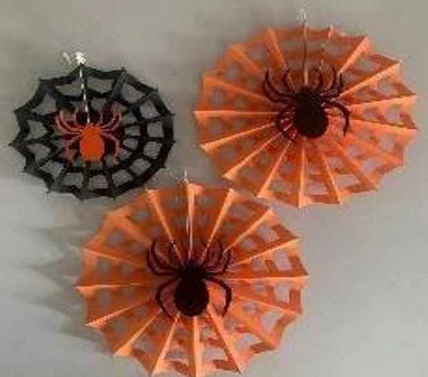 Enfeite Teia Aranha Halloween Ih1 57 Banana Toys