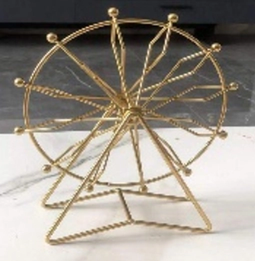 Escultura Roda Gigante Metal 25cm Nmp448 Banana Toys
