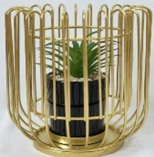 Porta Vaso Metal 11x13cm Nmp459 Banana Toys
