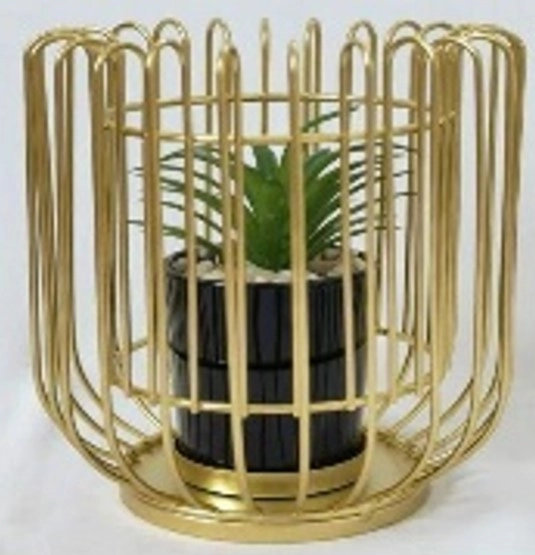 Porta Vaso Metal 14x17cm Nmp460 Banana Toys