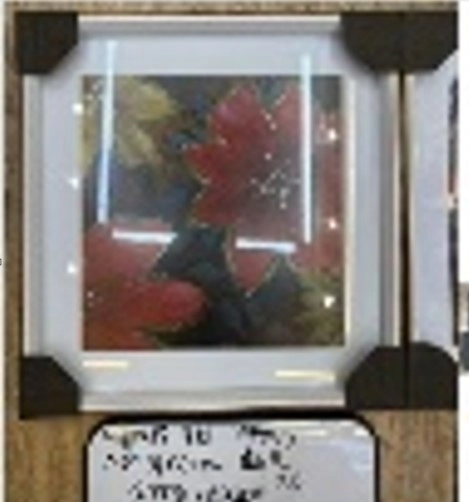 Quadro Moldura Madeira 37x37cm Nmp257 Banana Toys