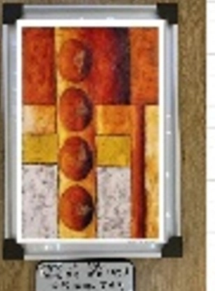 Quadro Moldura Madeira 52x72cm Nmp269 Banana Toys