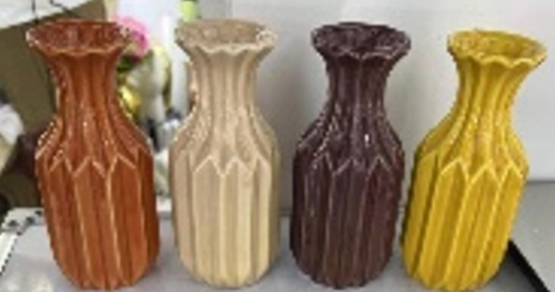 Vaso Ceramica Colorido 11cm Nmp003 Banana Toys