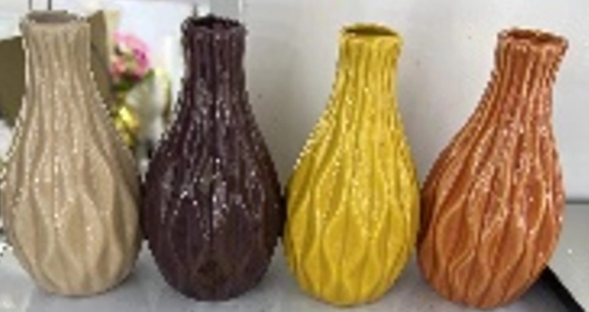 Vaso Ceramica Colorido 11cm Nmp004 Banana Toys
