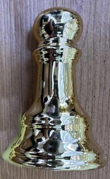 Enfeite Peca Xadrez Ceramica Galvanizada 14cm Nmp019 Banana Toys