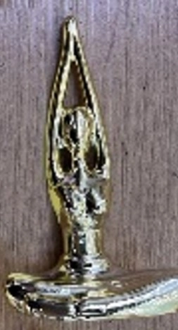 Enfeite Mulher Ioga Ceramica Galvanizada 15cm Nmp028 Banana Toys