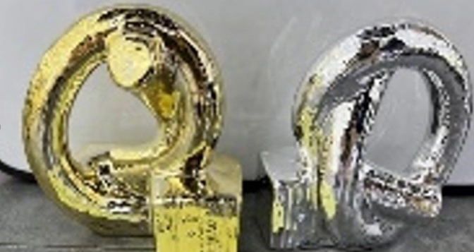 Enfeite Ceramica Galvanizada 10cm Nmp072 Banana Toys