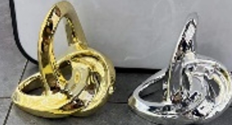 Enfeite Ceramica Galvanizada 11cm Nmp074 Banana Toys