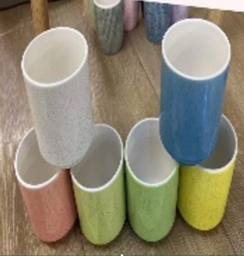 Vaso Ceramica Colorido 7.5x7cm Nmp106 Banana Toys