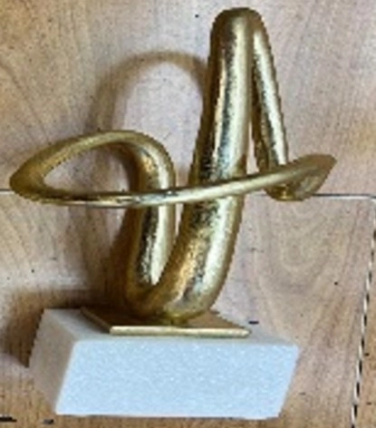Escultura Decorativa Resina 39cm Nd069 Banana Toys