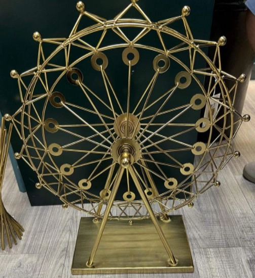 Escultura Roda Gigante Metal 48cm Nd059 Banana Toys