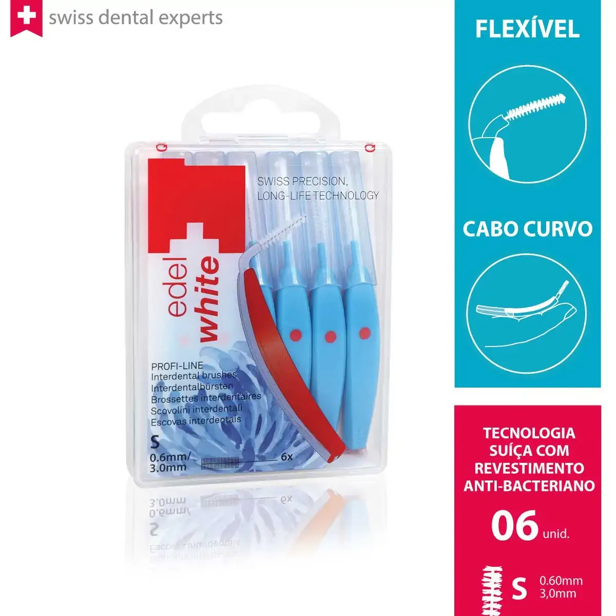 Esc Dt Edel White Interdental Space Brush S