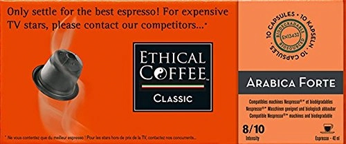 Cafe Espresso Ecc 10x40ml Capsula Arabica Forte