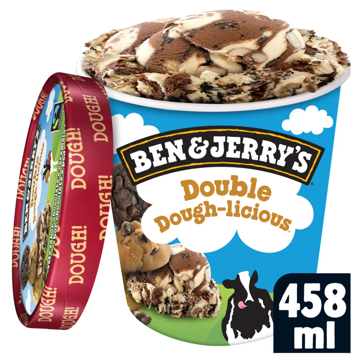 Sorvete Double Dough-Licious Ben e Jerry's 458ml