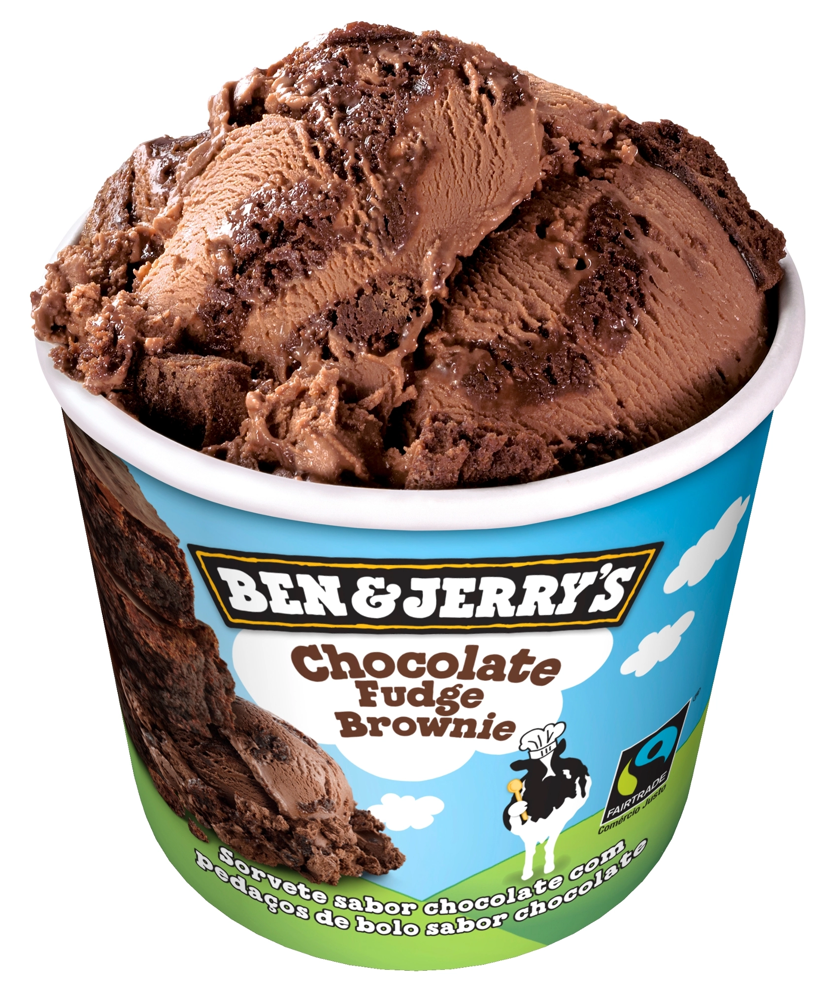 Sorvete Chocolate Fudge Brownie Ben Jerrys Pote 120ml