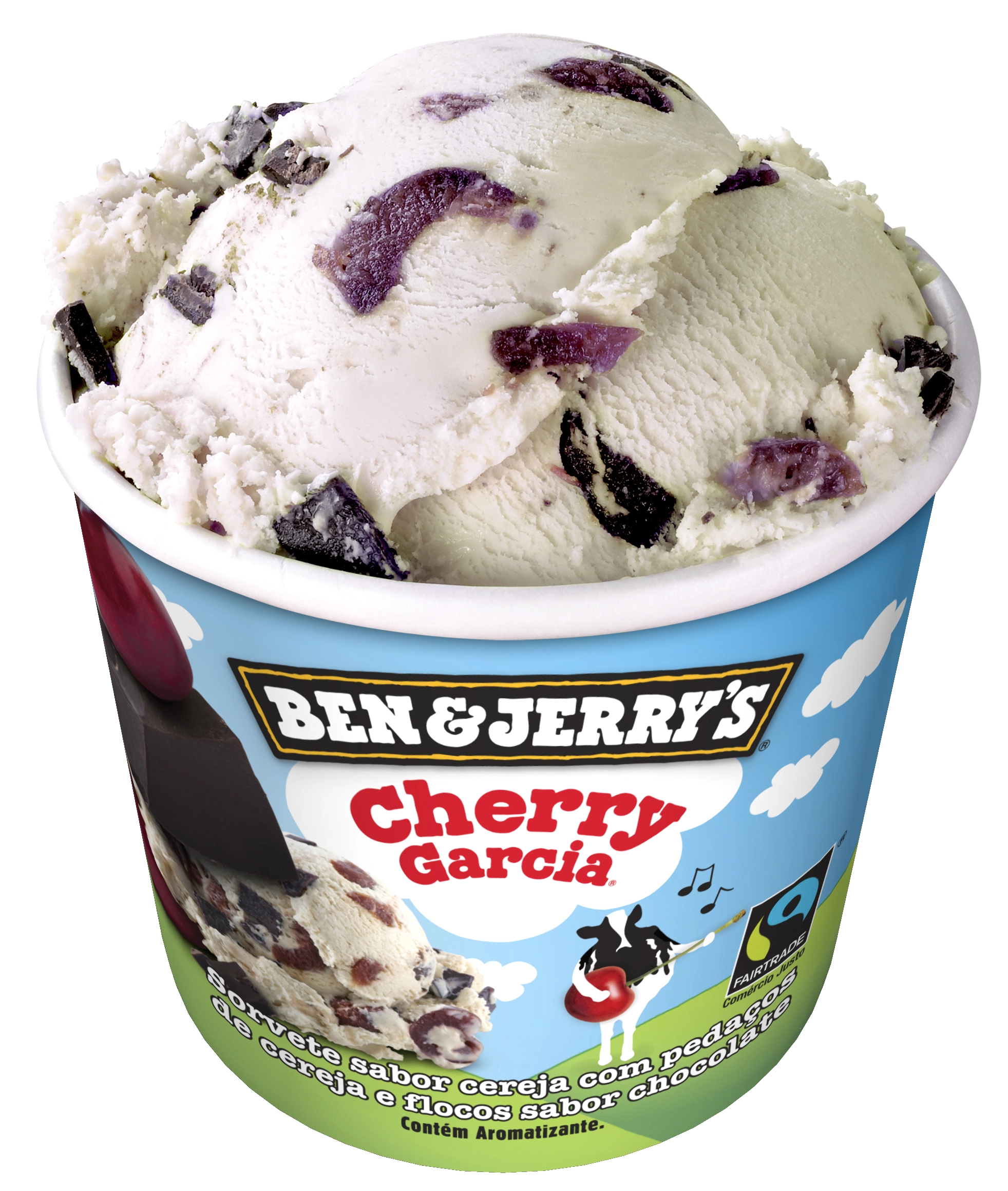 Sorvete Ben Jerry S Cherry Garcia 120ml