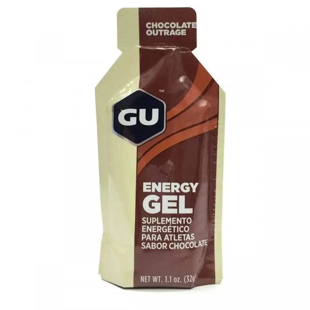 Energy Gel Sabor Chocolate Belga 32g Gu Energy